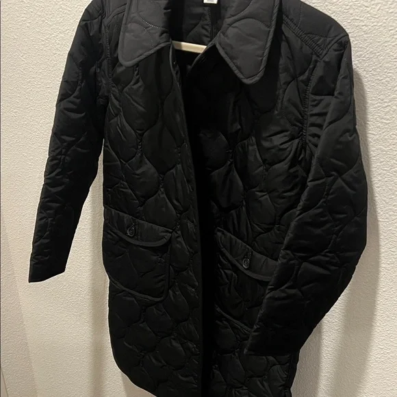 Old Navy Black Quilted Puffer Coat - Picture 4 of 5